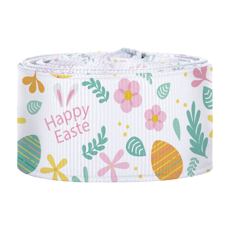 Eco-Friendly Grosgrain Easter Ribbon for Festive Decor