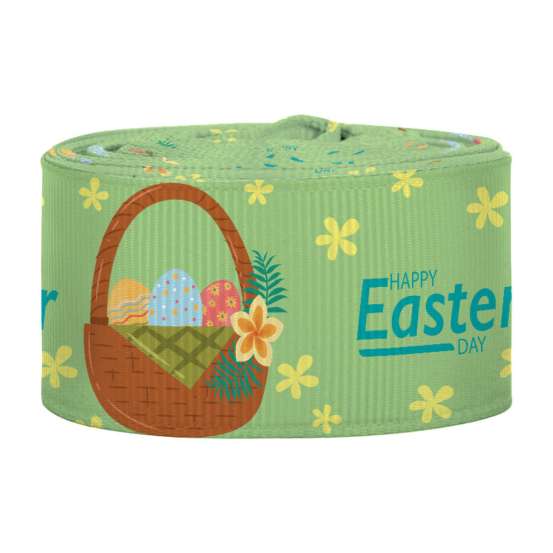 Eco-Friendly Grosgrain Easter Ribbon for Festive Decor