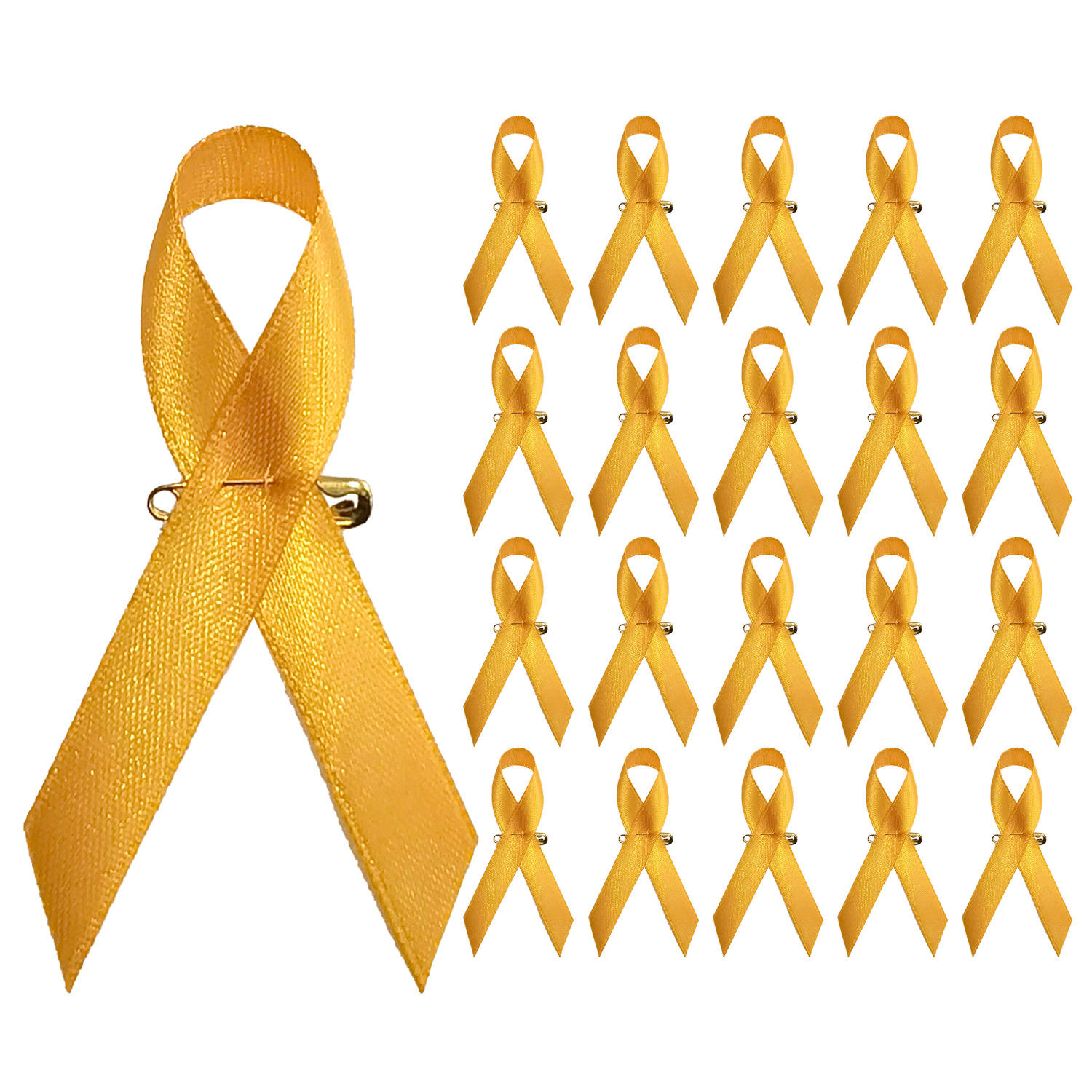 Breast Cancer Awareness Ribbon Brooch Safety Pin Colorful