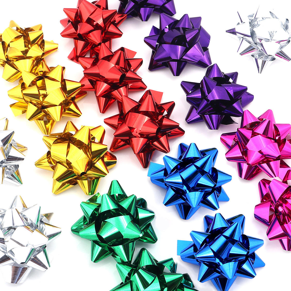 Metallic Plastic Bow