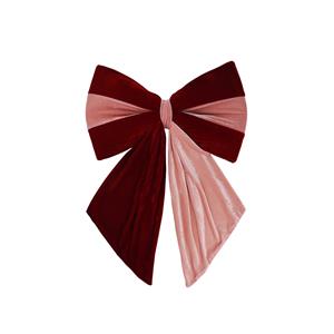 Giant Christmas Bow Custom Patchwork Decor