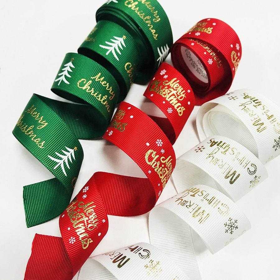 Custom Printed Logo Satin Ribbon Heat Transfer