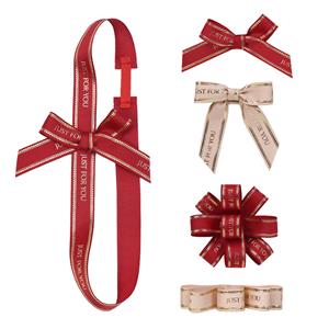 Eco Goldedge Polyester Romaine Bow Elastic Ribbon Sustainable