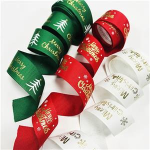 Custom Printed Cintas Grosgrain Ribbon for Packaging