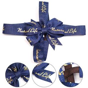 Custom Eco-Friendly Pre-Tied Satin Gift Ribbon Bows
