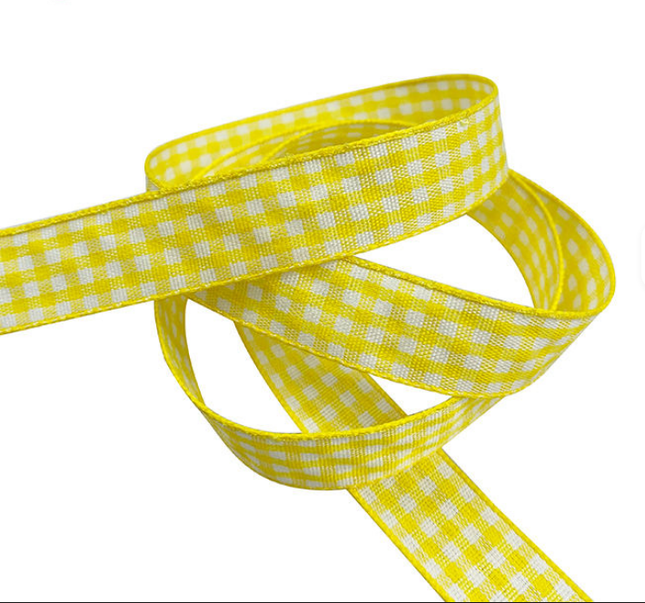 5/8 Inch Custom Plaid Ribbon Bows for Gift Packaging
