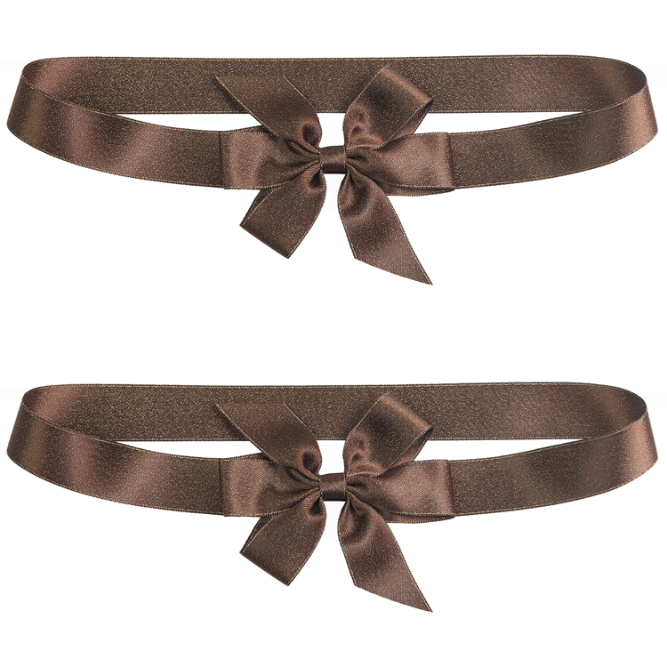 Custom Luxury Pre-Made Elastic Self-Adhesive Ribbon Bow