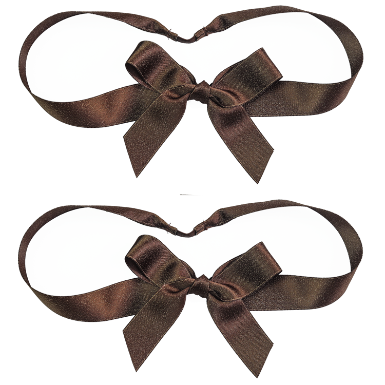Custom Luxury Pre-Made Elastic Self-Adhesive Ribbon Bow