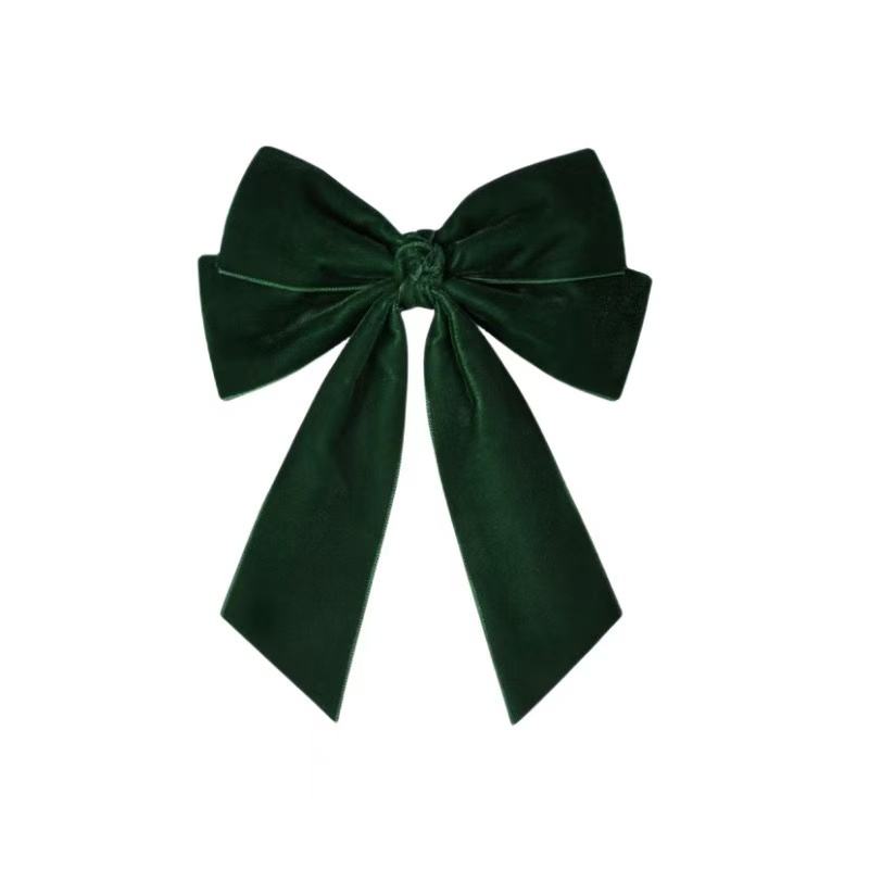 New Winter Velvet Hair Bow Clip for Women