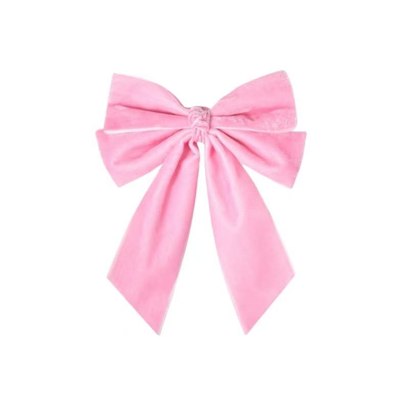 New Winter Velvet Hair Bow Clip for Women