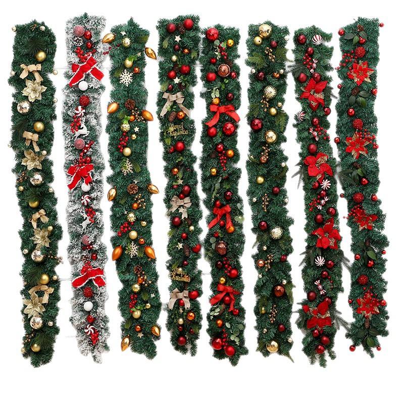 Christmas Wreath Semi Handmade for Stairs and Fireplace