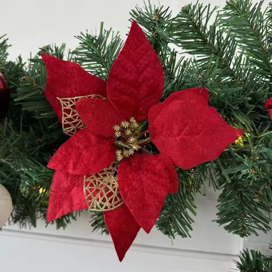 Stylish Luxury Christmas Garland for Tree and Fireplace