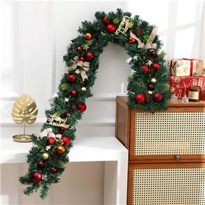 Semi-Handmade Christmas Garlands: Elegant Decor for Stairs Fireplaces