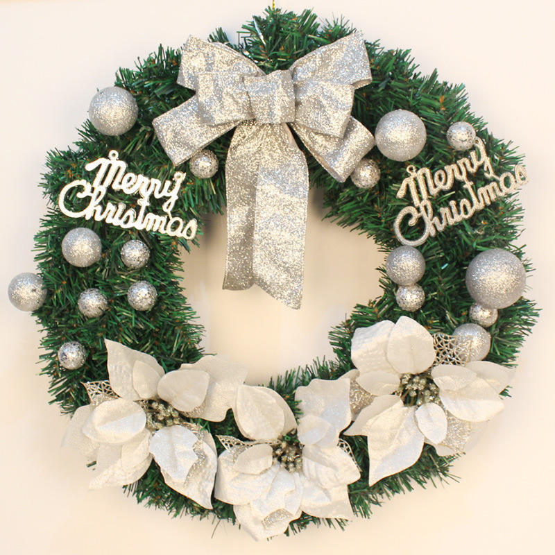 Pre‑lit LED Wreath with Pinecones