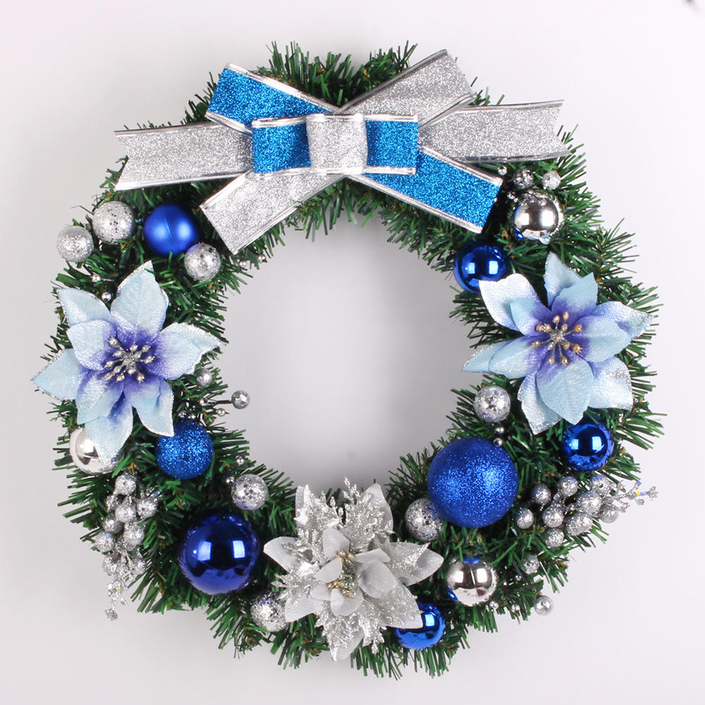 Artificial Christmas Wreaths 30-60cm LED Pinecone Factory