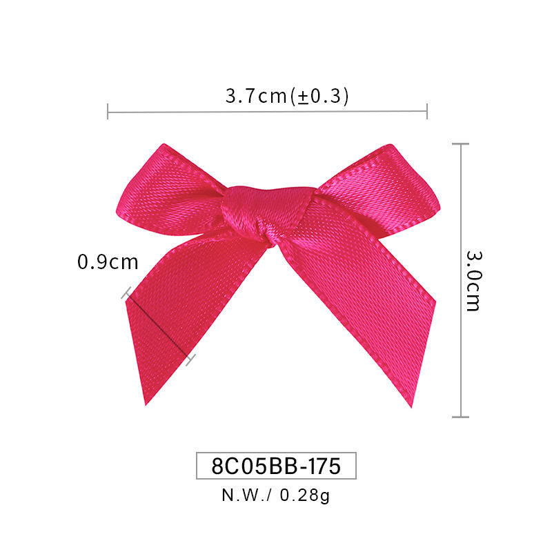 Custom Velvet Ribbon Bow with Wire Twist for Perfume Bottle