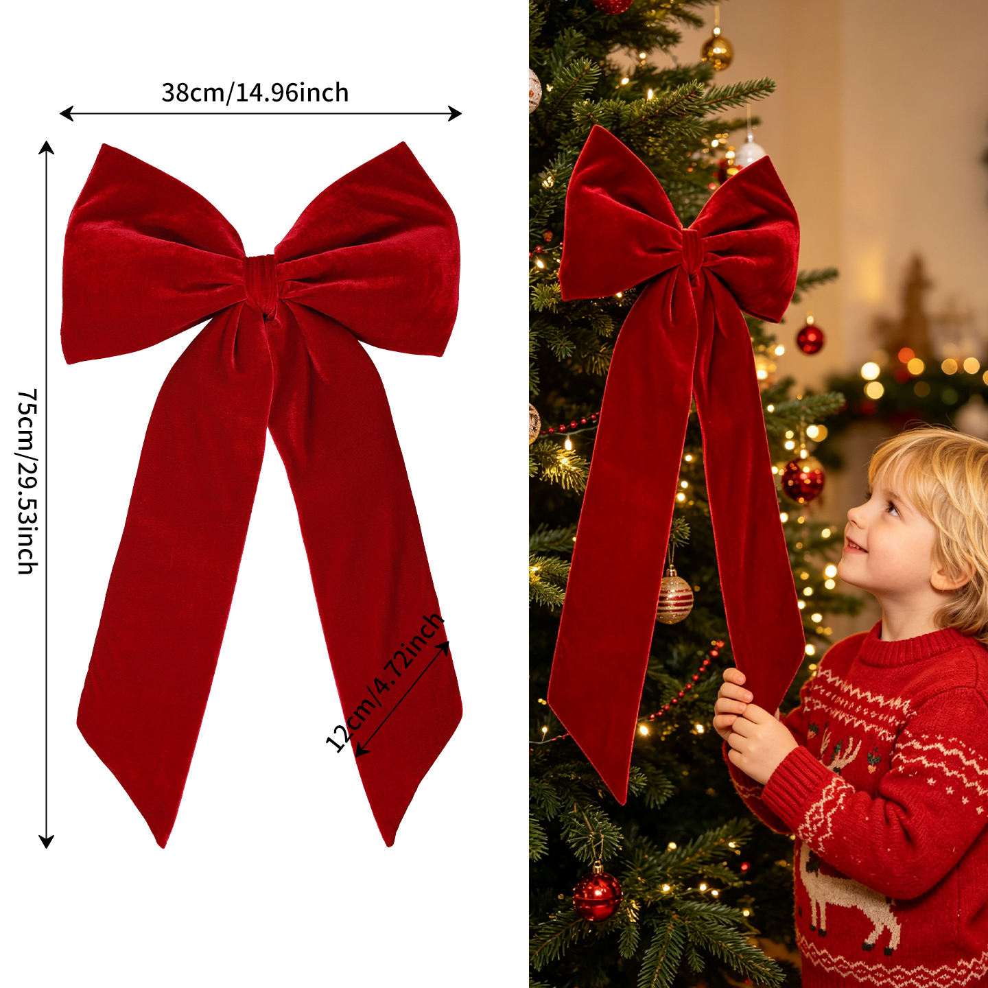Large EVA Christmas Bow Large EVA Christmas Bow