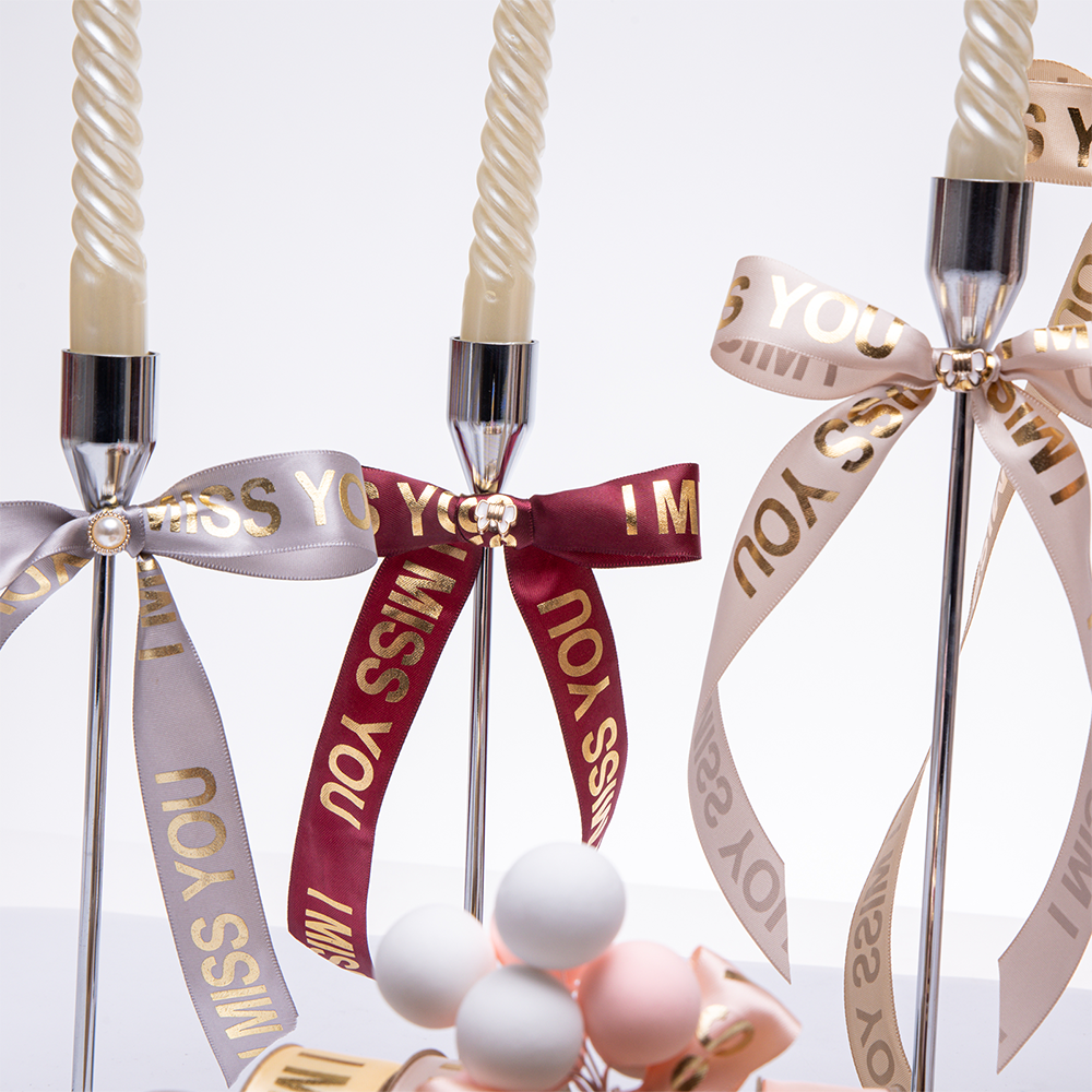 Satin Ribbon Bow with Twist Tie Satin Ribbon Bow with Twist Tie