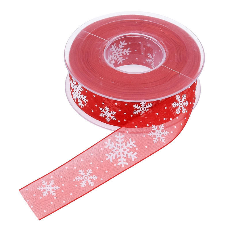 Wholesale Custom Logo Striped Christmas Ribbon DIY Wrap