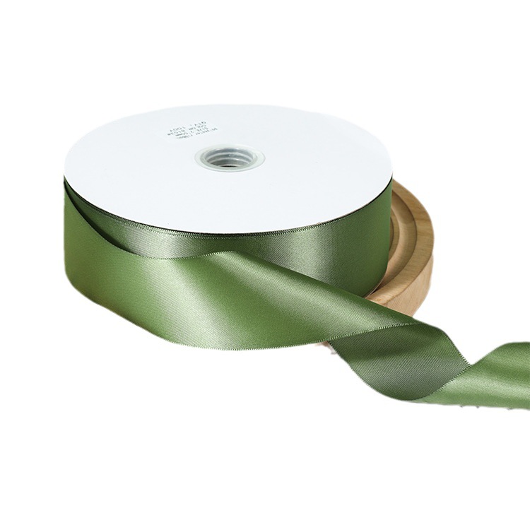 Olive and Military Green Satin Bow for Gift, Flower & Hair