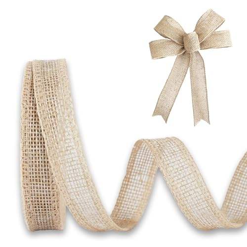 Natural Jute Ribbon 1/2"x10m Eco Food Grade DIY Wreath Trim