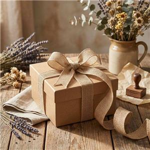 Natural Jute Ribbon 1/2"×10m Food Grade Burlap Trim for DIY Gift Wrapping & Wreath Decor