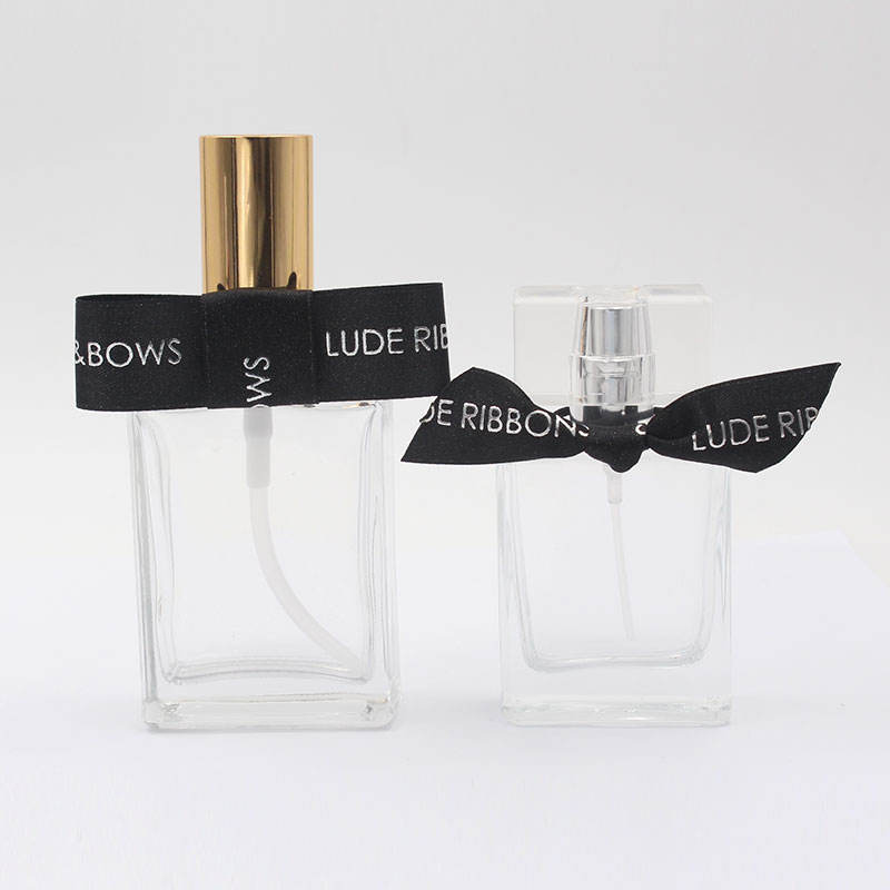 Custom Pre-Tied Satin Bows w/ Elastic Loop for Perfume