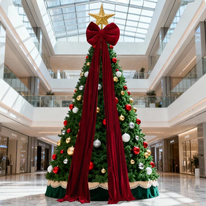 Giant Christmas Velvet Bow Door Tree Indoor Outdoor Party