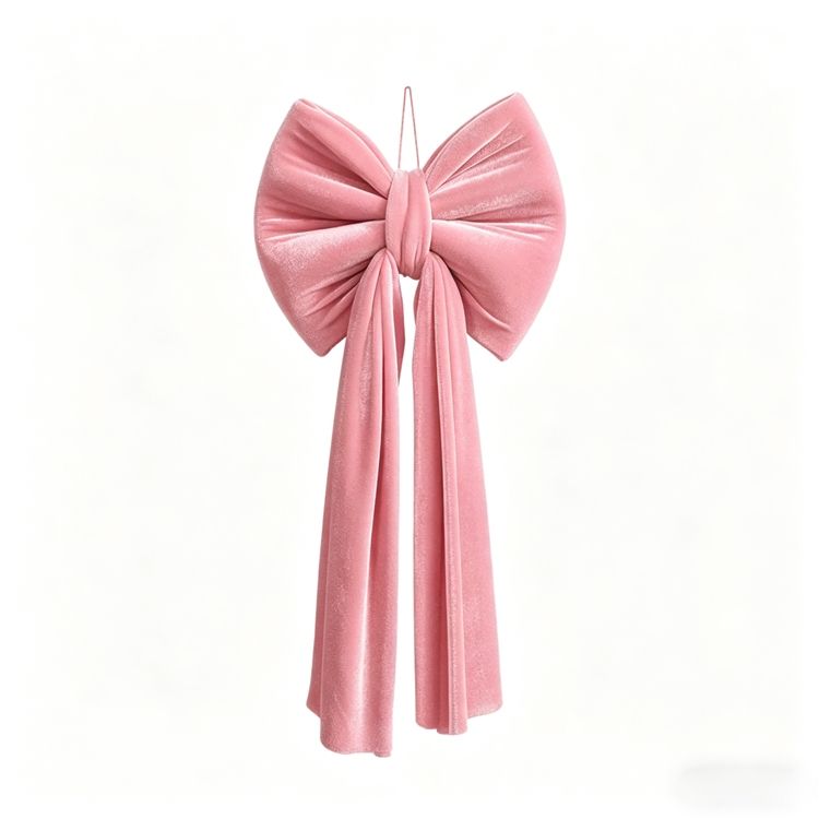 Giant Bow Decor Velvet Christmas Wedding Party Wall