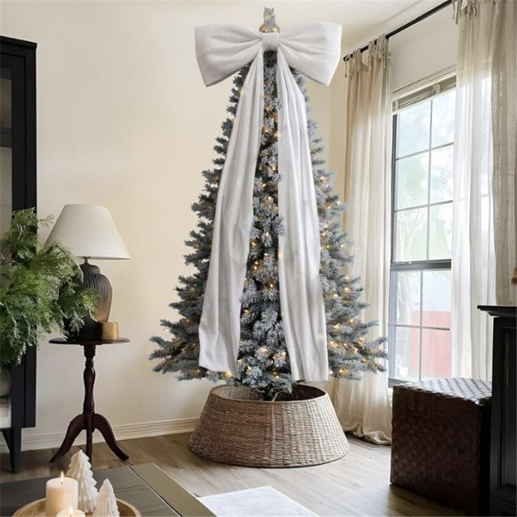 Giant Bow Decor Velvet Christmas Wedding Party Wall