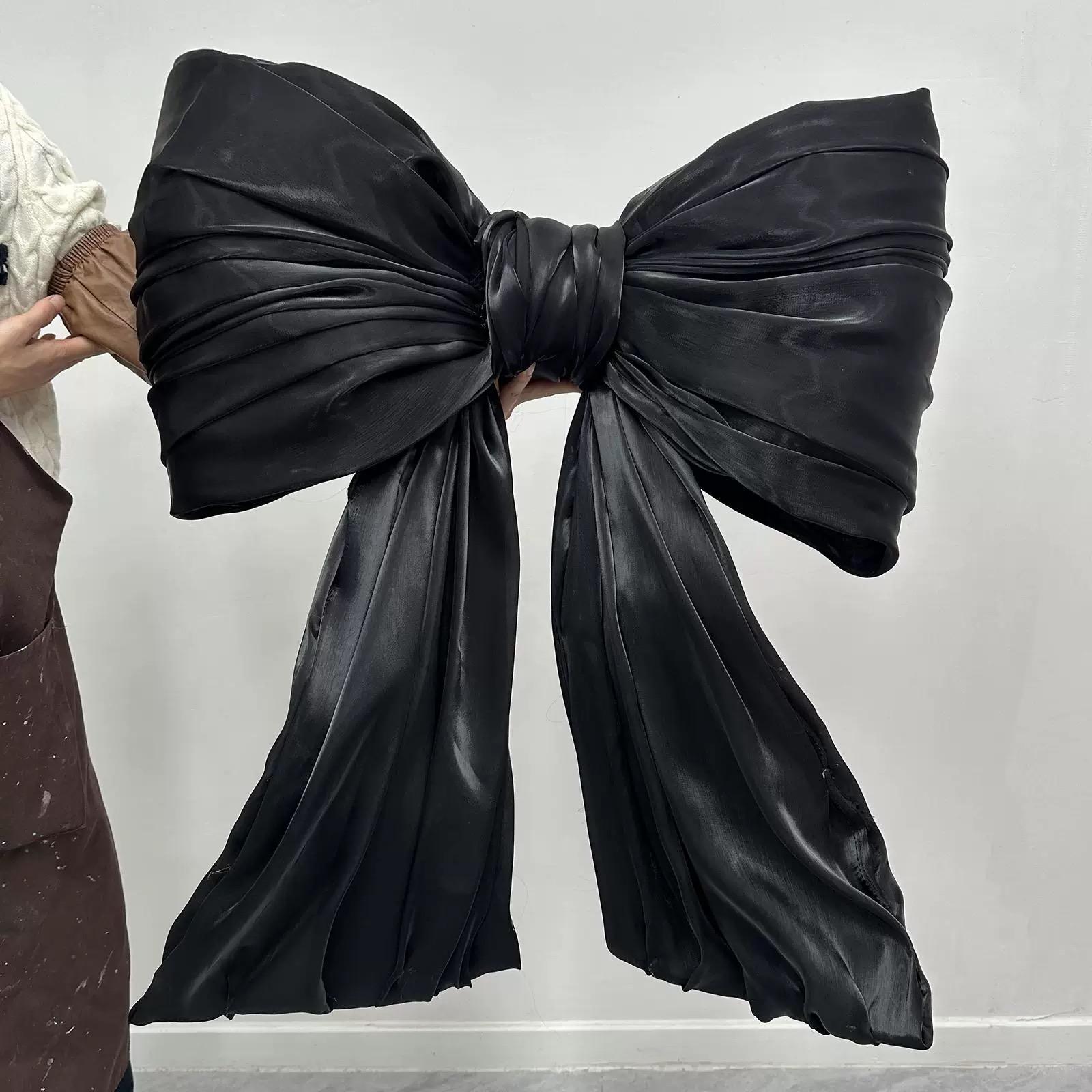 Shiny Giant Satin Bow for Party Wedding Hotel