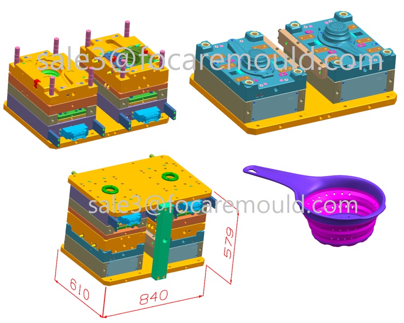 two-color plastic injection mold