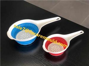Two-Color Collapsible Strainer Plastic Injection Mould