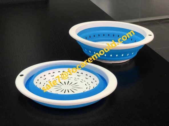 collapsible strainer mould