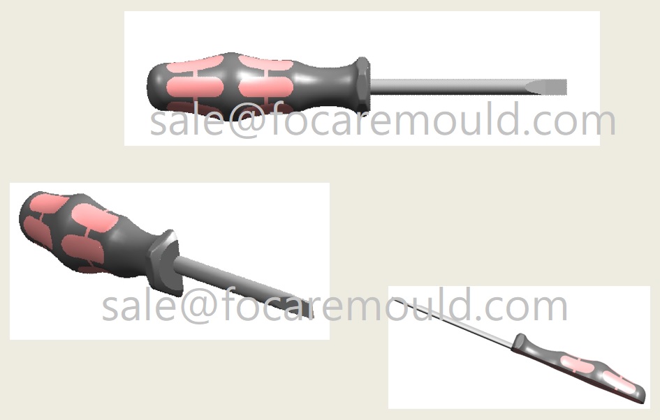 two-color tool handle mould