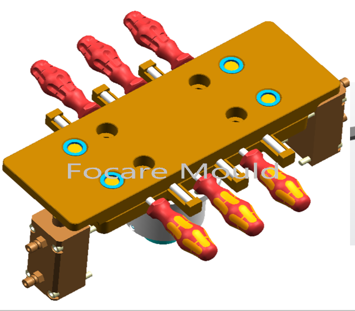 Two Components Plastic Handle