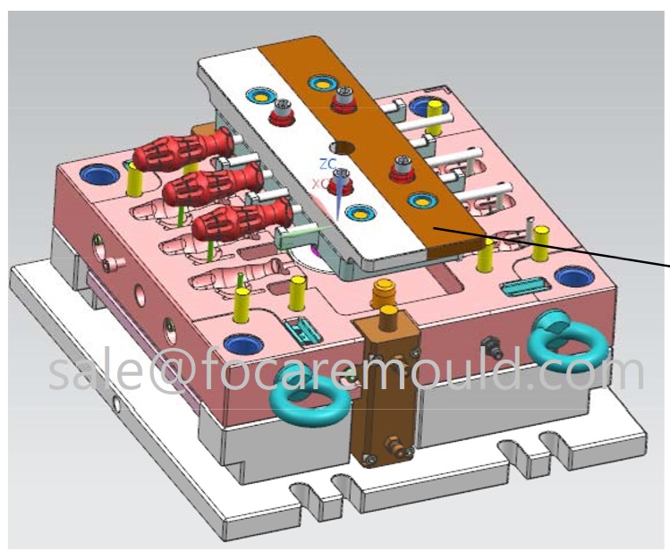 two-color tool handle mould