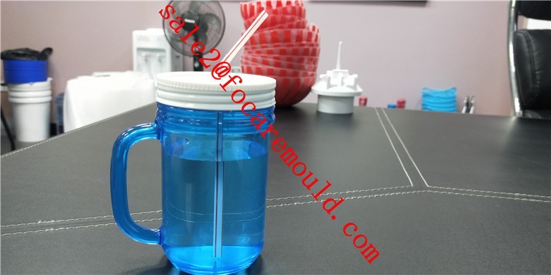 Straw Handle Cup Plastic Injection Mould