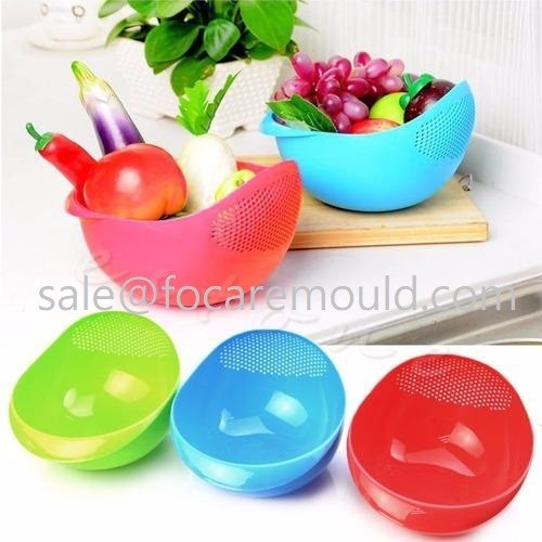 High quality Double Color Rice/Vegetable/Fruit Plastic Strainer Injection Mould Quotes,China Double Color Rice/Vegetable/Fruit Plastic Strainer Injection Mould Factory,Double Color Rice/Vegetable/Fruit Plastic Strainer Injection Mould Purchasing