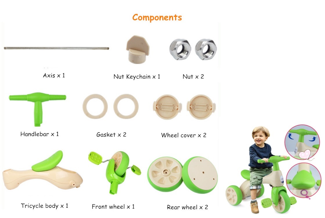 Children's Tricycle Plastic Mould