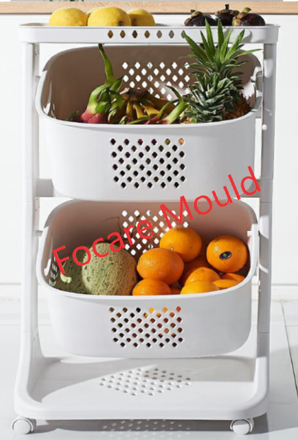 High quality Plastic kitchen vegetable and fruit storage trolley mould Quotes,China Plastic kitchen vegetable and fruit storage trolley mould Factory,Plastic kitchen vegetable and fruit storage trolley mould Purchasing