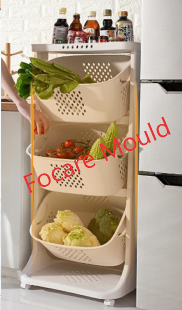 High quality Plastic kitchen vegetable and fruit storage trolley mould Quotes,China Plastic kitchen vegetable and fruit storage trolley mould Factory,Plastic kitchen vegetable and fruit storage trolley mould Purchasing