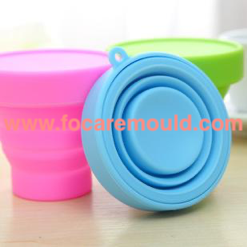 China High quality Two-color collapsible water cup plastic injection ...
