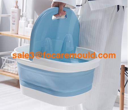 High quality Two-color collapsible foot bath bucket plastic injection mold Quotes,China Two-color collapsible foot bath bucket plastic injection mold Factory,Two-color collapsible foot bath bucket plastic injection mold Purchasing