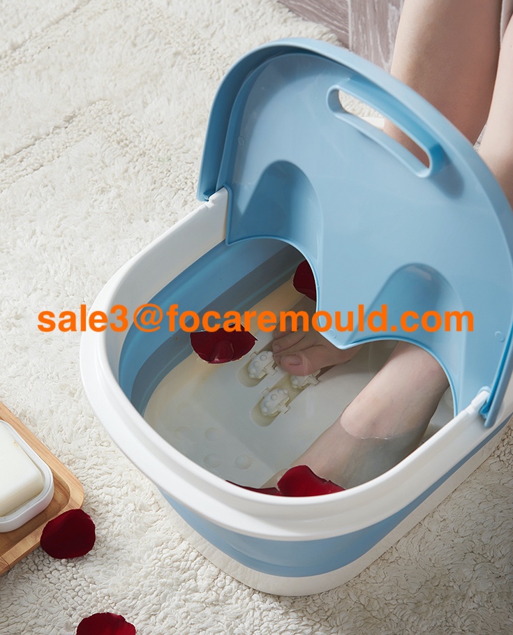 High quality Two-color collapsible foot bath bucket plastic injection mold Quotes,China Two-color collapsible foot bath bucket plastic injection mold Factory,Two-color collapsible foot bath bucket plastic injection mold Purchasing