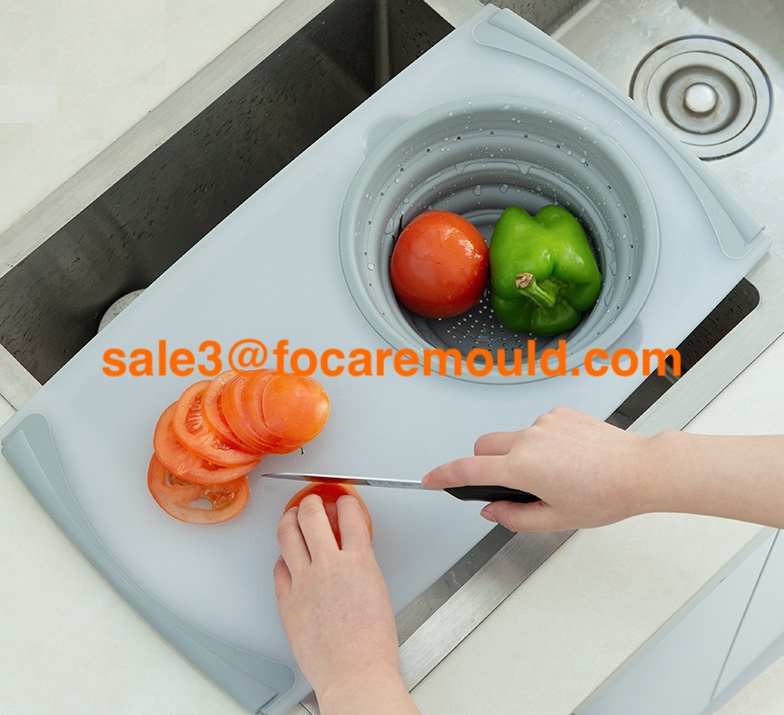 Multiple function plastic cutting board