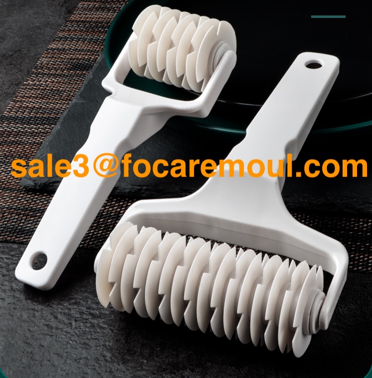 Pastry lattice roller cutter plastic injection mold