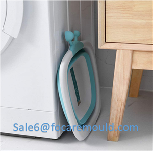 Two-color foldable baby washbasin plastic injection mould