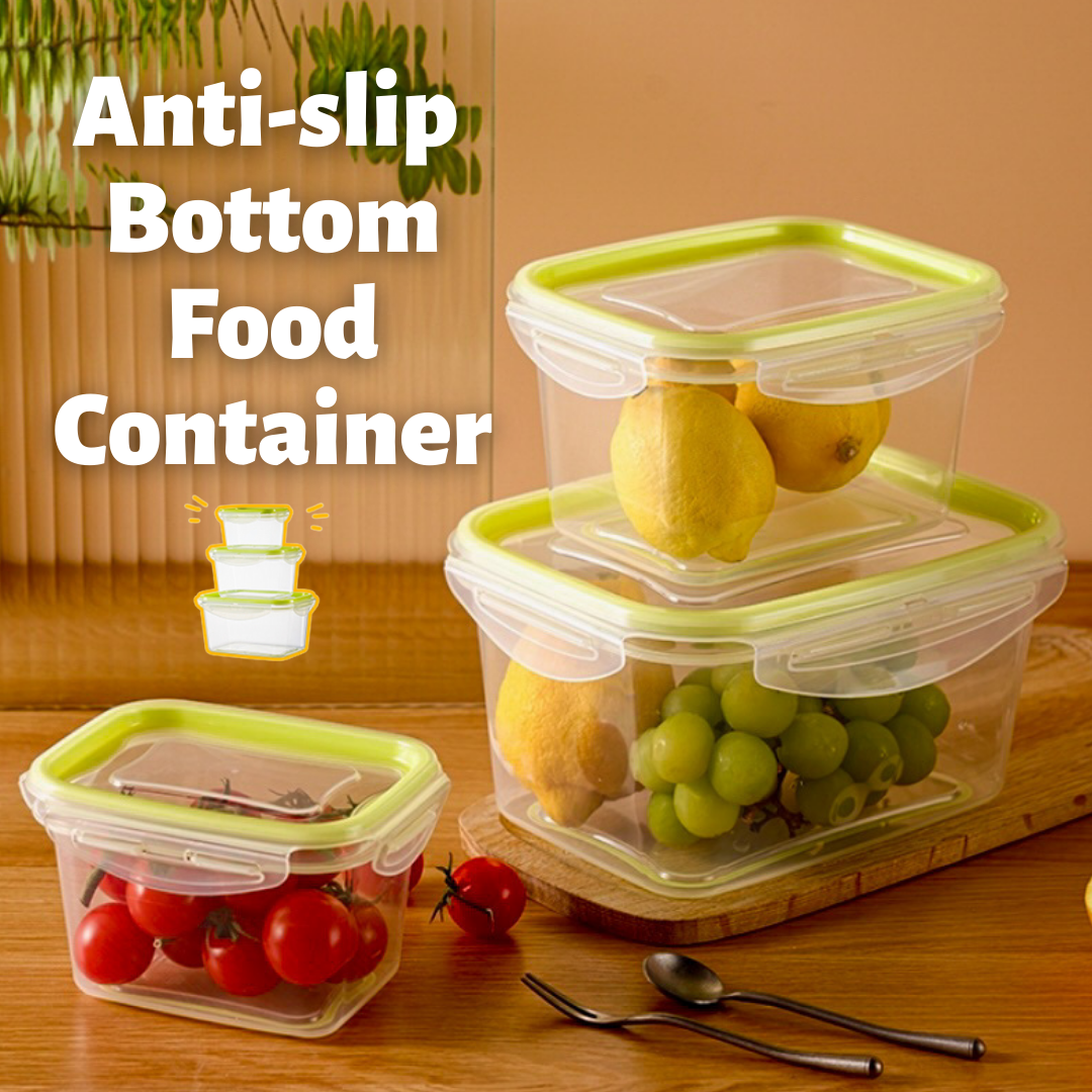 Anti-slip bottom food container mold