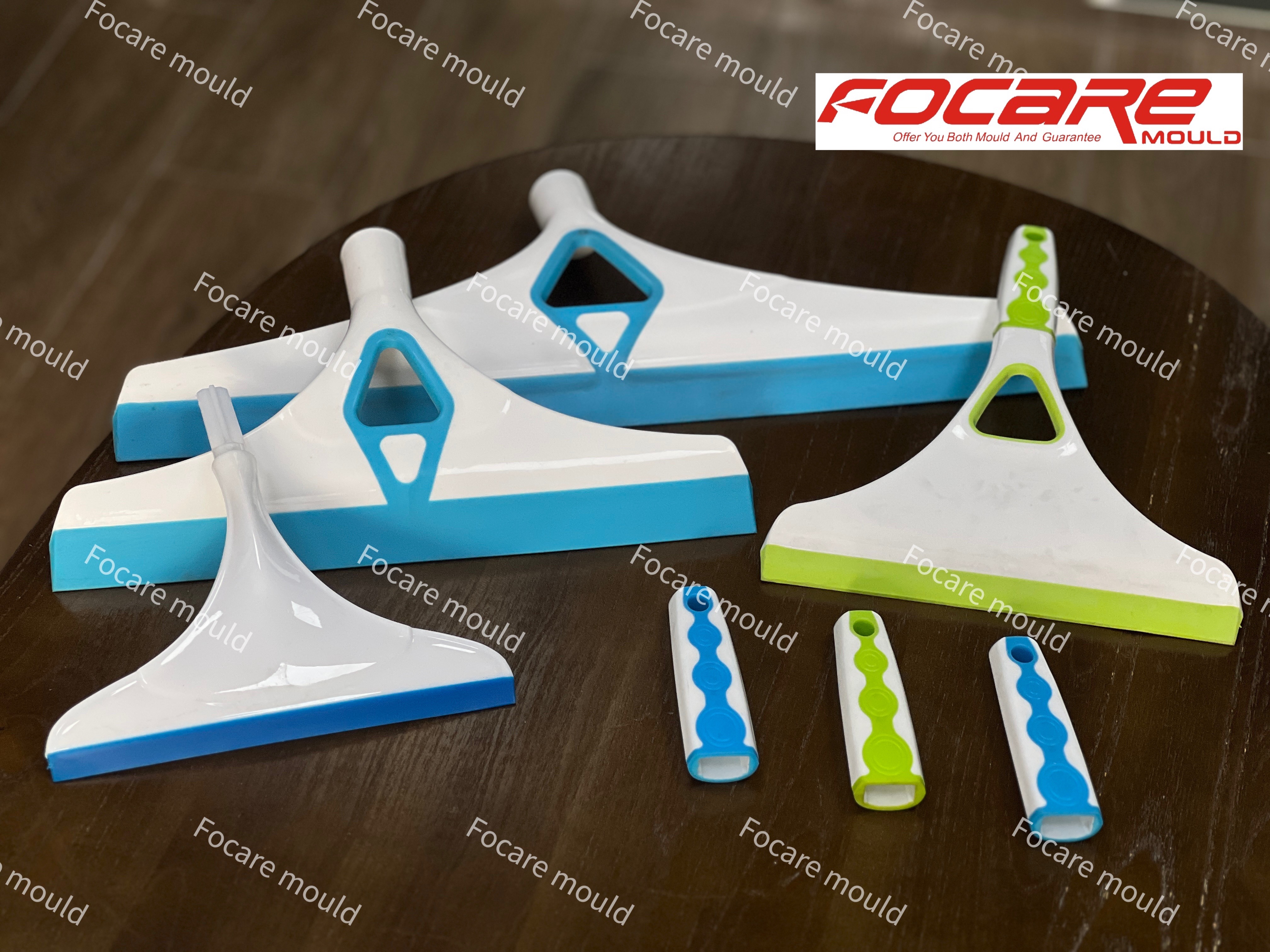 two color window squeegee mold